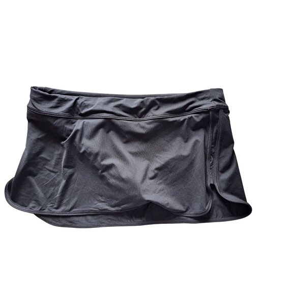 Athleta Other - New Athleta Black Tidal Swim Skirt Skort Stretch Fabric Size M Summer Vacation